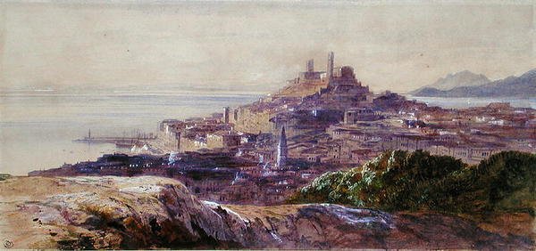 Cannes by Edward Lear