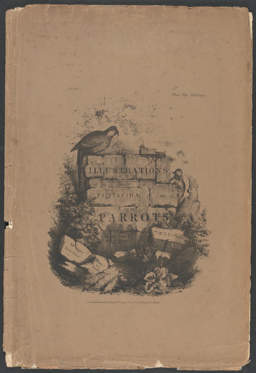 Illustrations of the Family of Psittacidae, Or Parrots, Part 1: Folio Wrapper, Title Page, Dedication Page, Subscriber