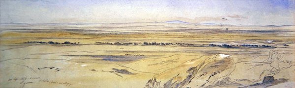 Lycaion, Arcadia by Edward Lear