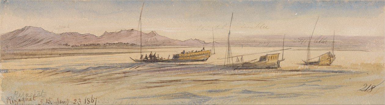 Rizaghat by Edward Lear