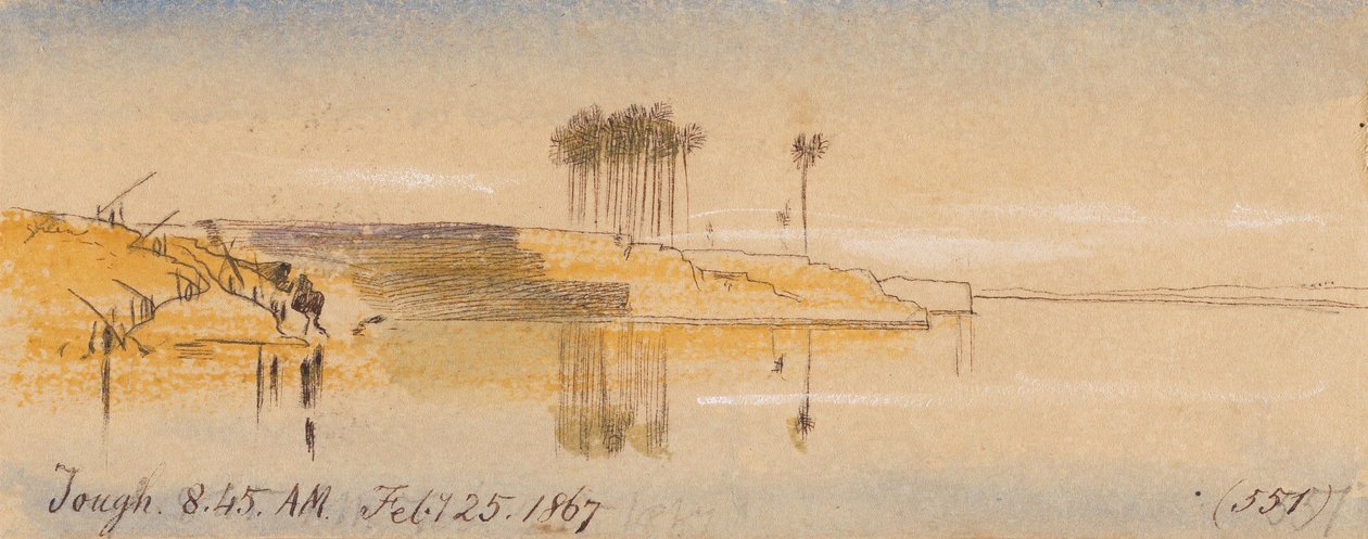 Tough; 8:45 A.M., 25 Feb. 1867 by Edward Lear