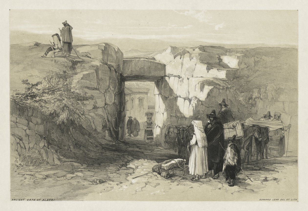 Views of Rome and Its Environs: Ancient Gate of Alatri