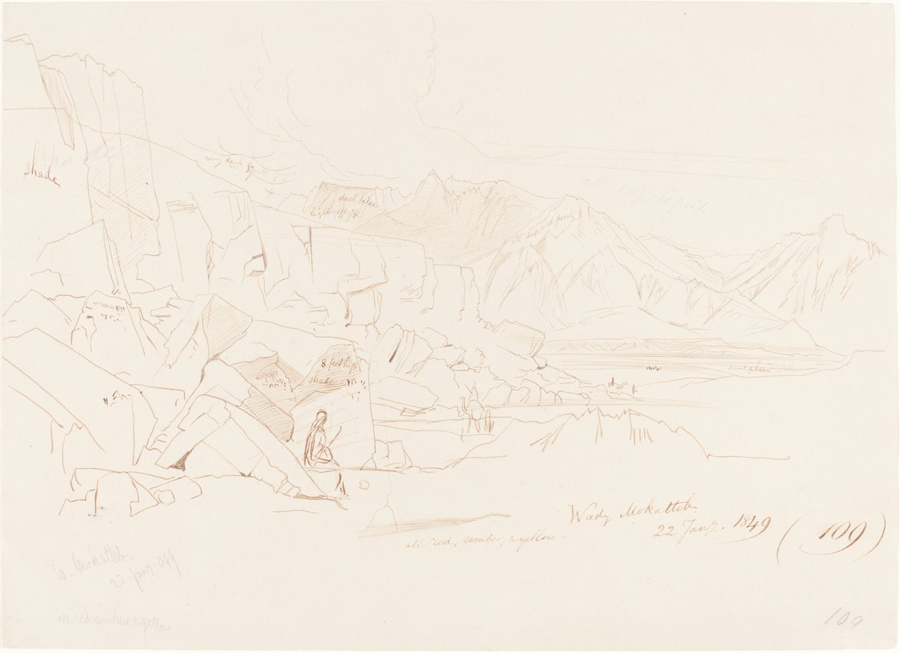 Wady Mokatteb by Edward Lear
