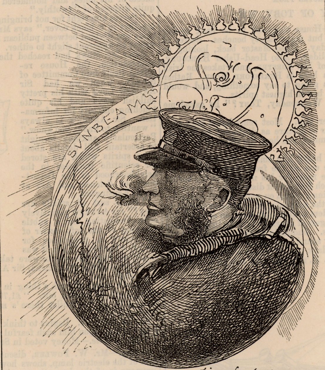 Cartoon of Thomas Brassey by Edward Linley Sambourne