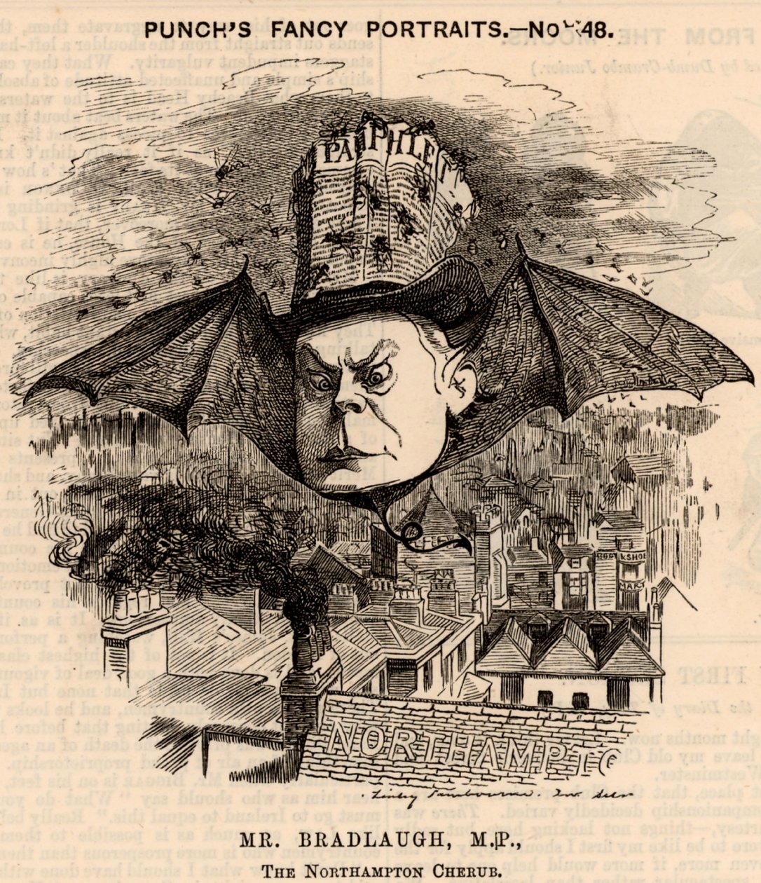 Charles Bradlaugh by Edward Linley Sambourne