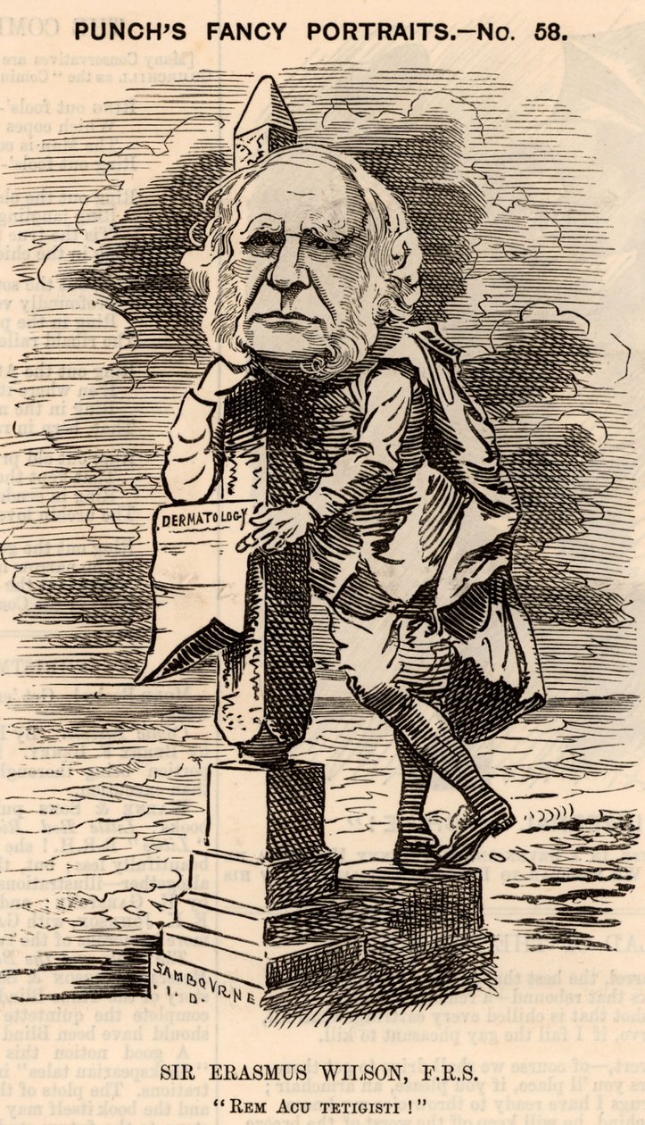 Erasmus Wilson by Edward Linley Sambourne