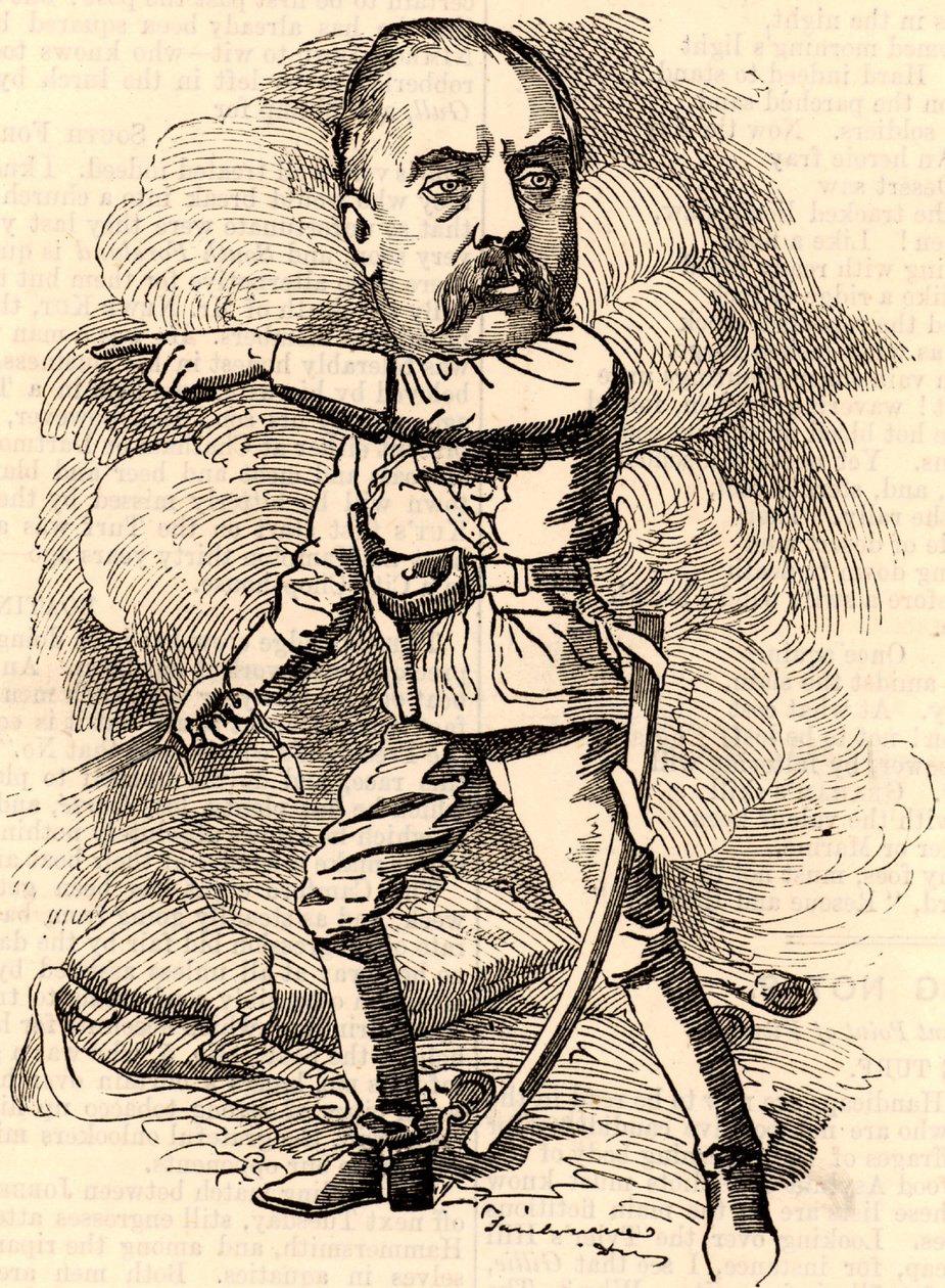 Gerald Graham (1831-1899) English Army Officer who Served in the Royal Engineers by Edward Linley Sambourne