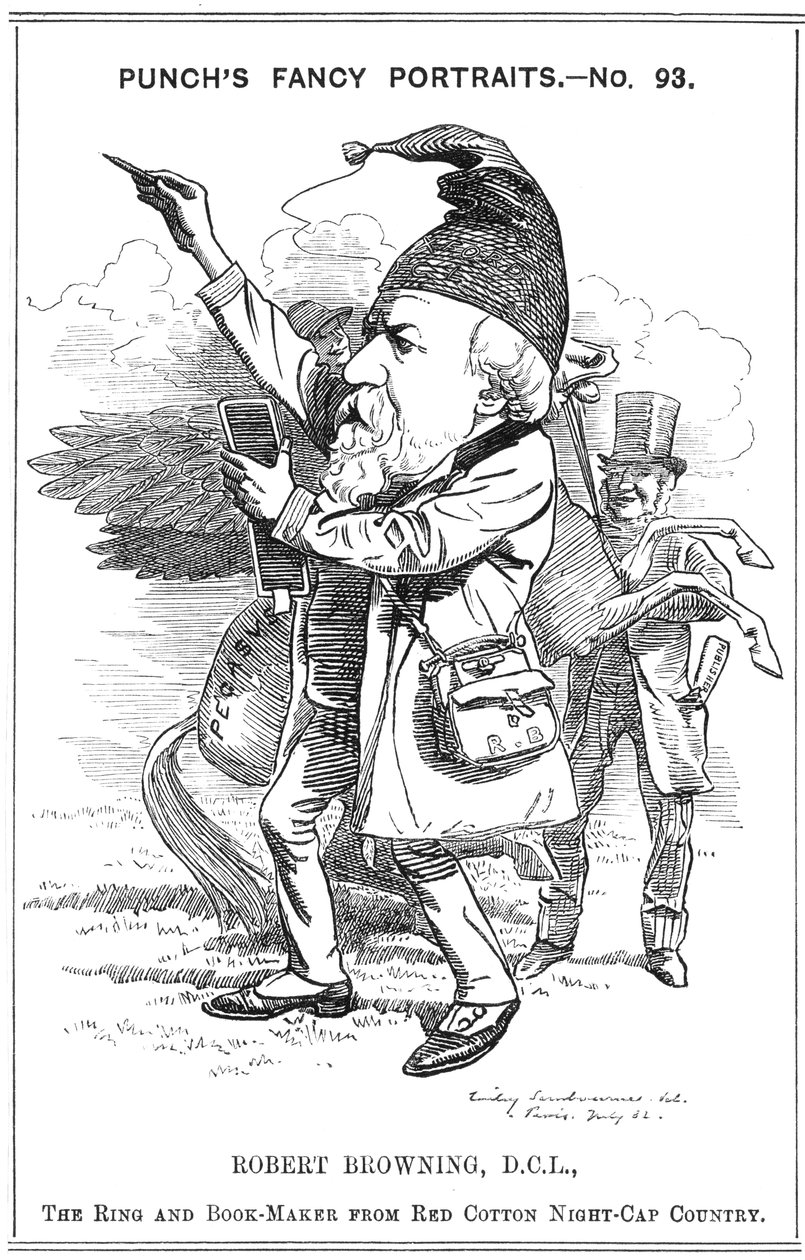 Robert Browning, English Poet and Dramatist, 1882 by Edward Linley Sambourne