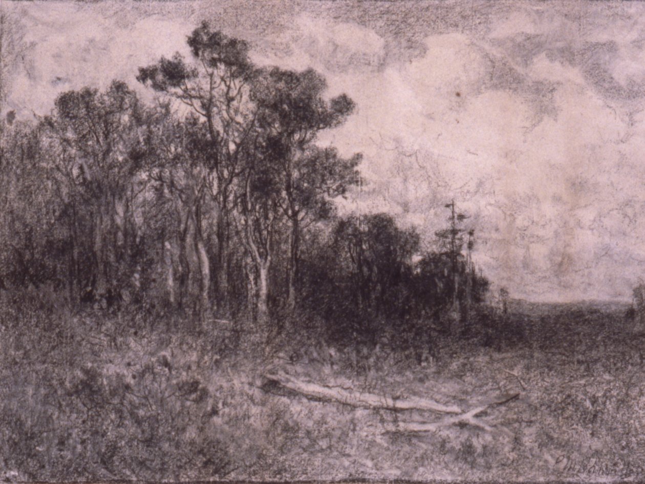 Landscape, Woodland Scene by Edward Mitchell Bannister