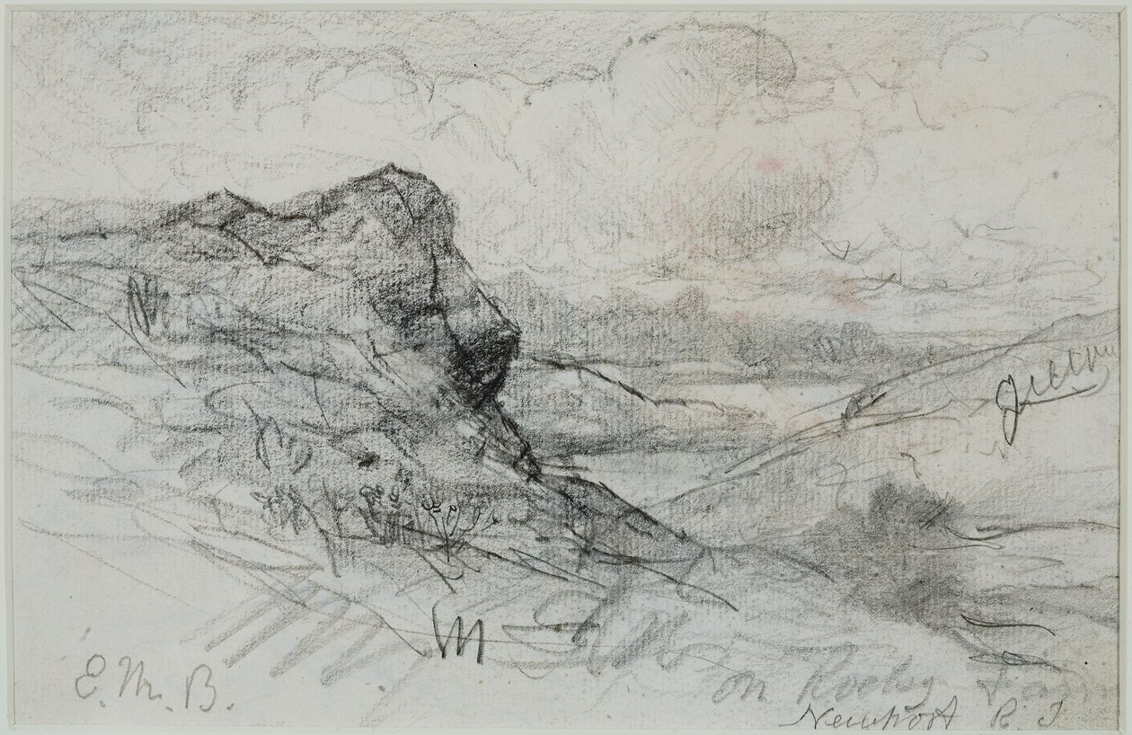 Newport, Rhode Island (#13B) c. 1880s by Edward Mitchell Bannister
