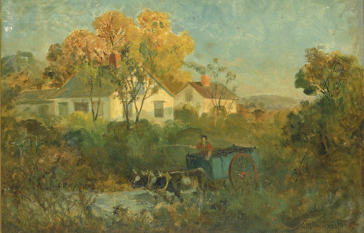 The Drinking Pool by Edward Mitchell Bannister