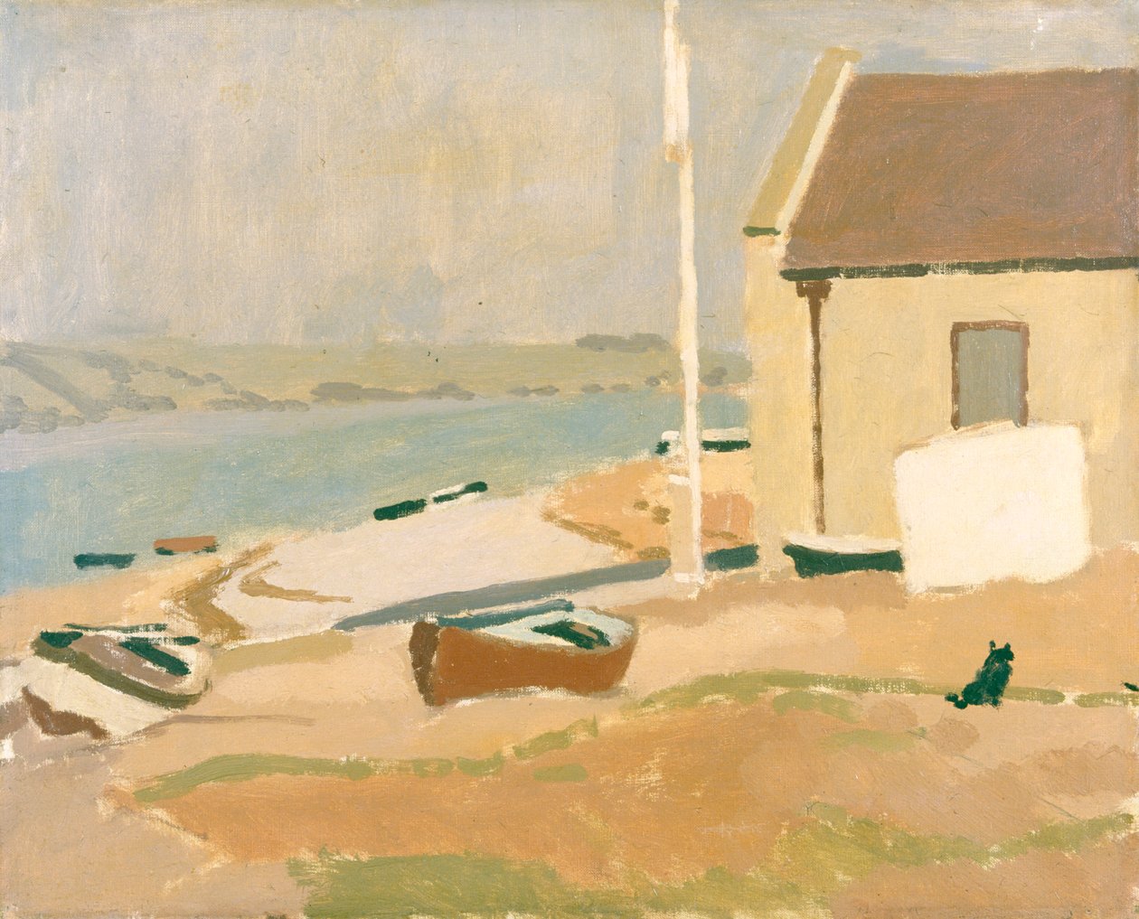 Lifeboat House, Ferryside by Edward Morland Lewis