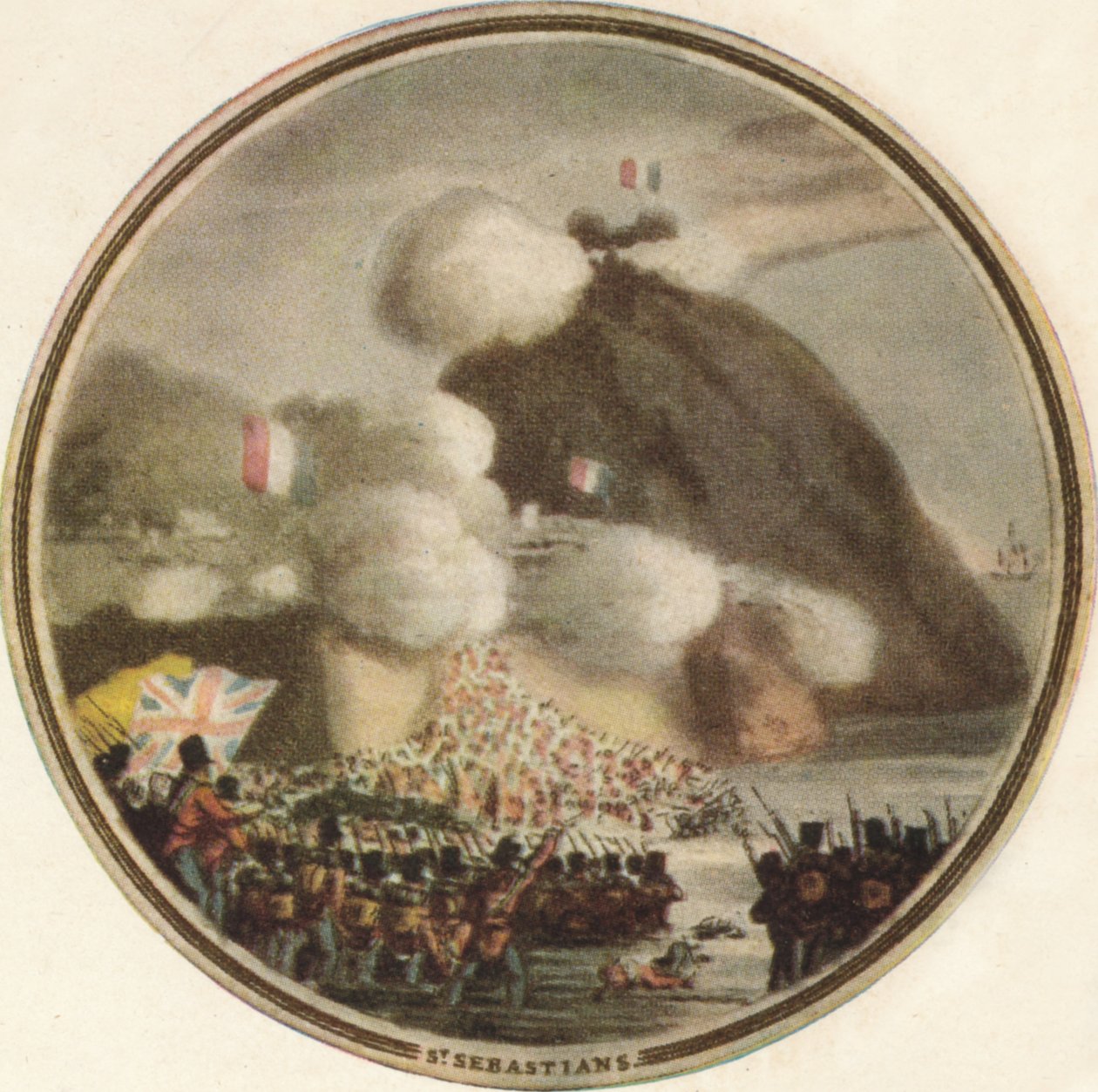 Storming of St. Sebastian, 1815, 1910 by Edward Orme