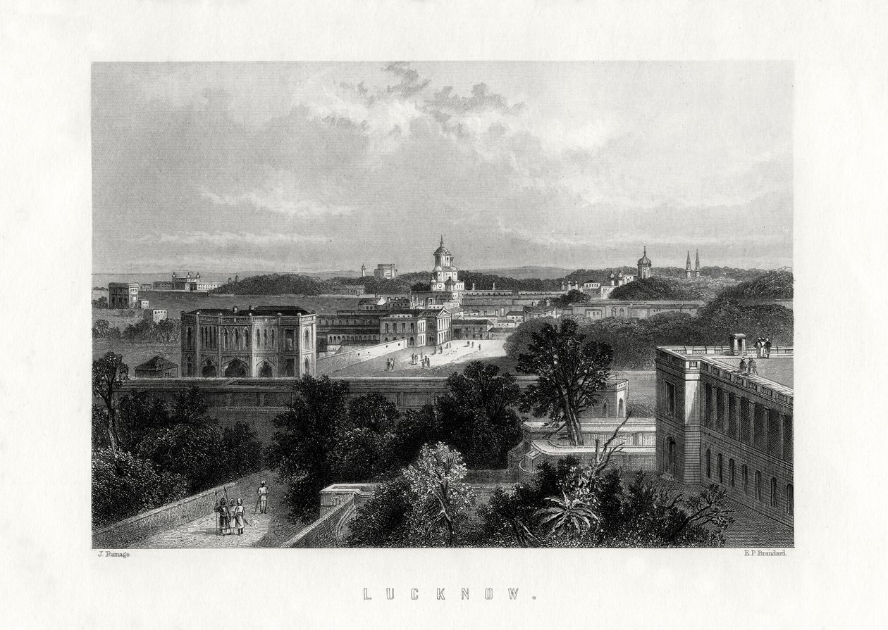 Lucknow, Capital City of the State of Uttar Pradesh, India by Edward Paxman Brandard