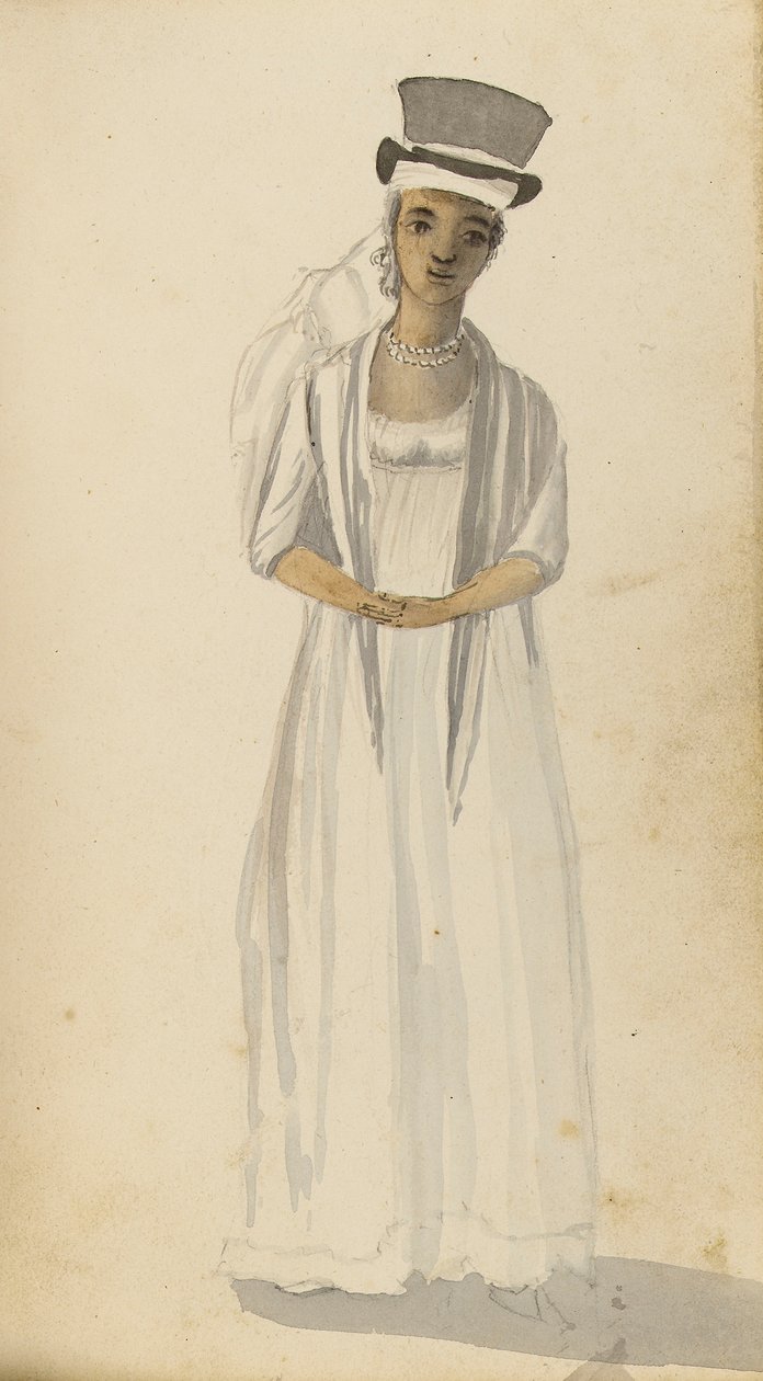 Portrait of a West Indian lady by Edward Pelham Brenton