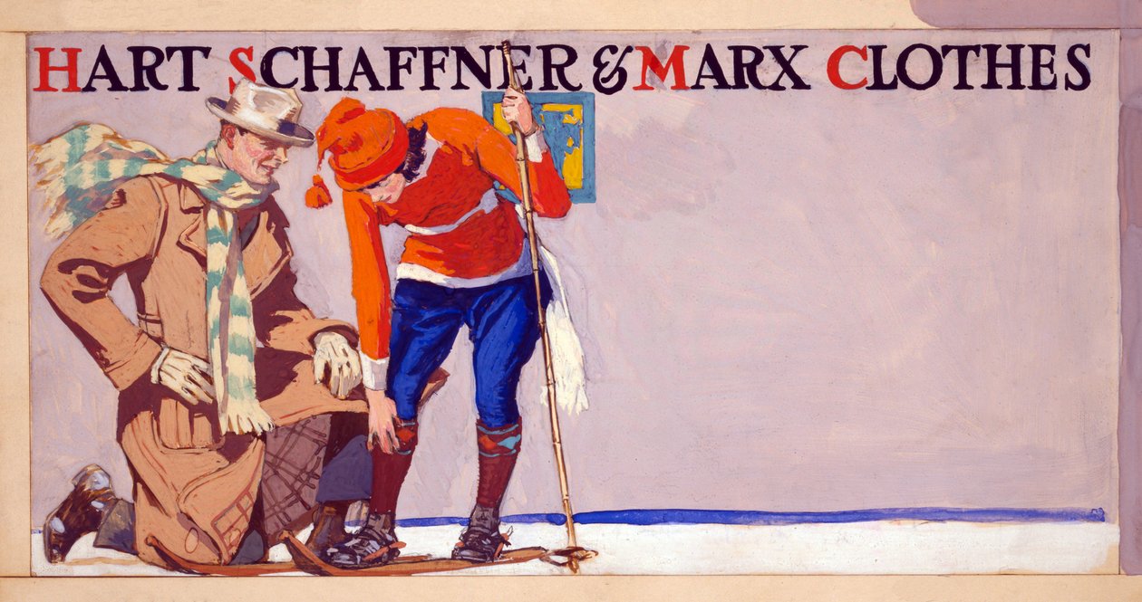 Advertisement for Hart, Schaffner & Marx Clothes, 1900 by Edward Penfield
