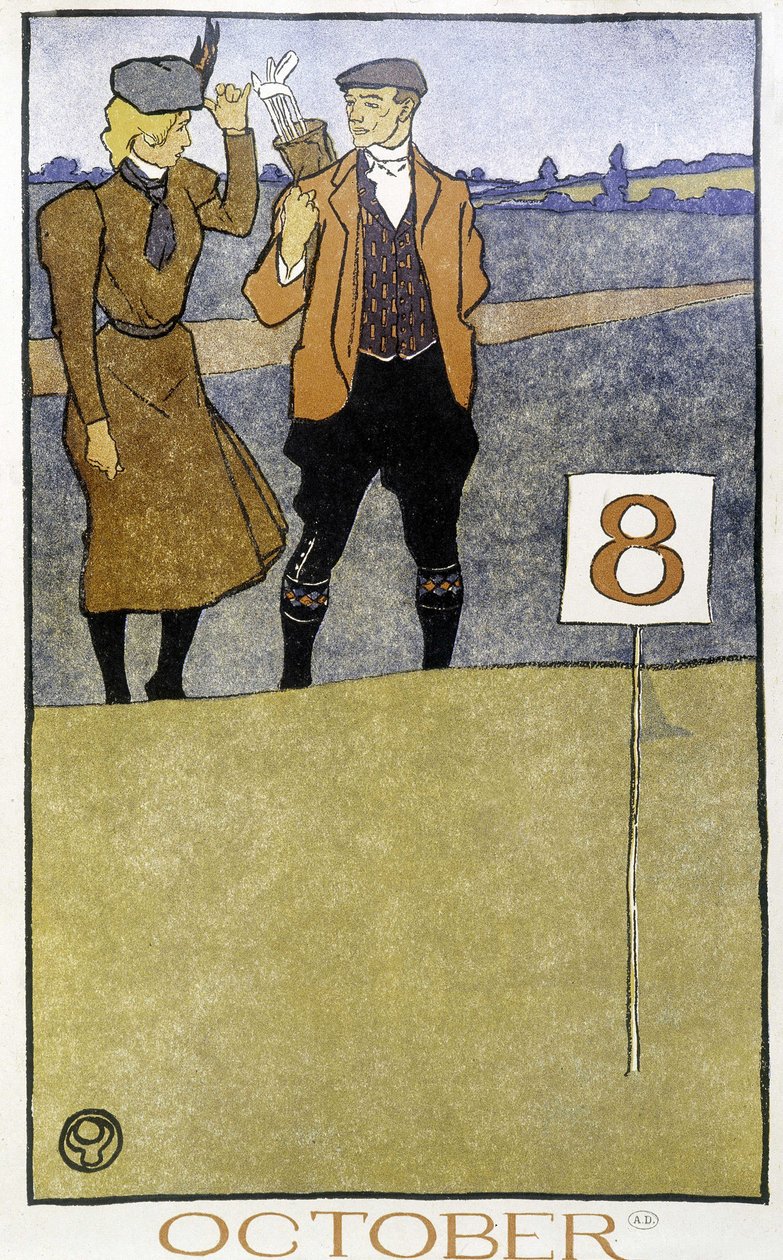 Couple Playing Golf - in 