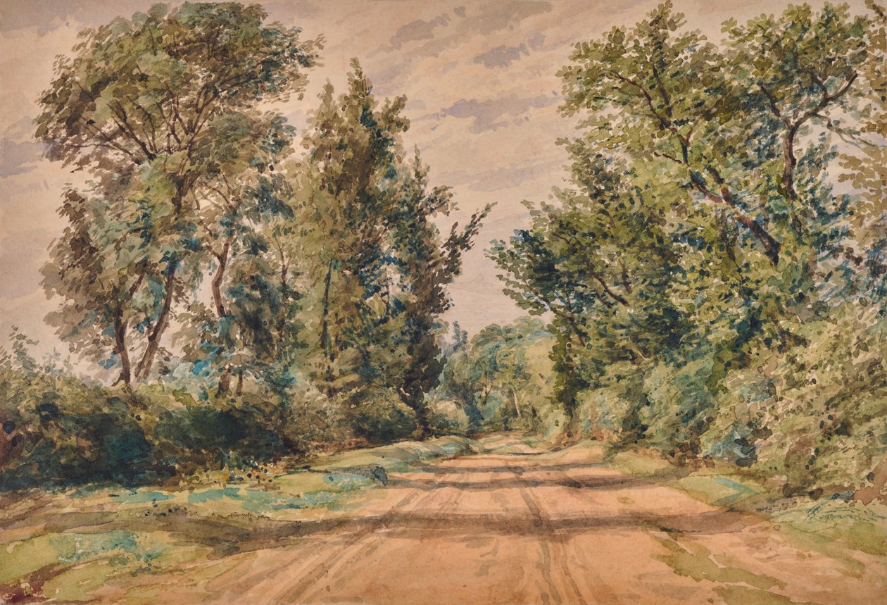 Landscape with Road by Edward Pretty