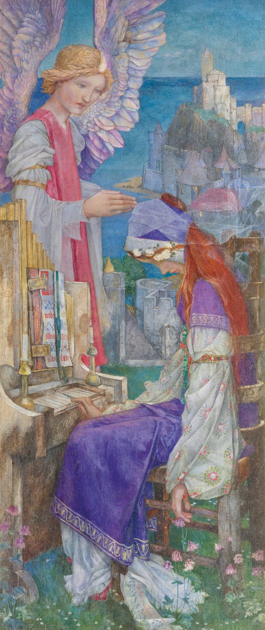 Saint Cecilia by Edward Reginald Frampton