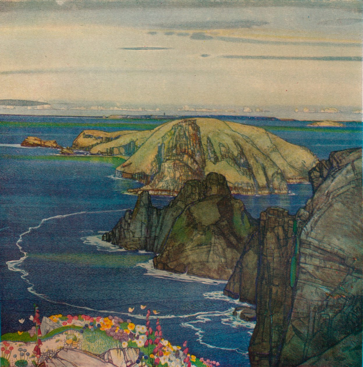 The Island of Brecqhou, Off Sark, c1921 by Edward Reginald Frampton