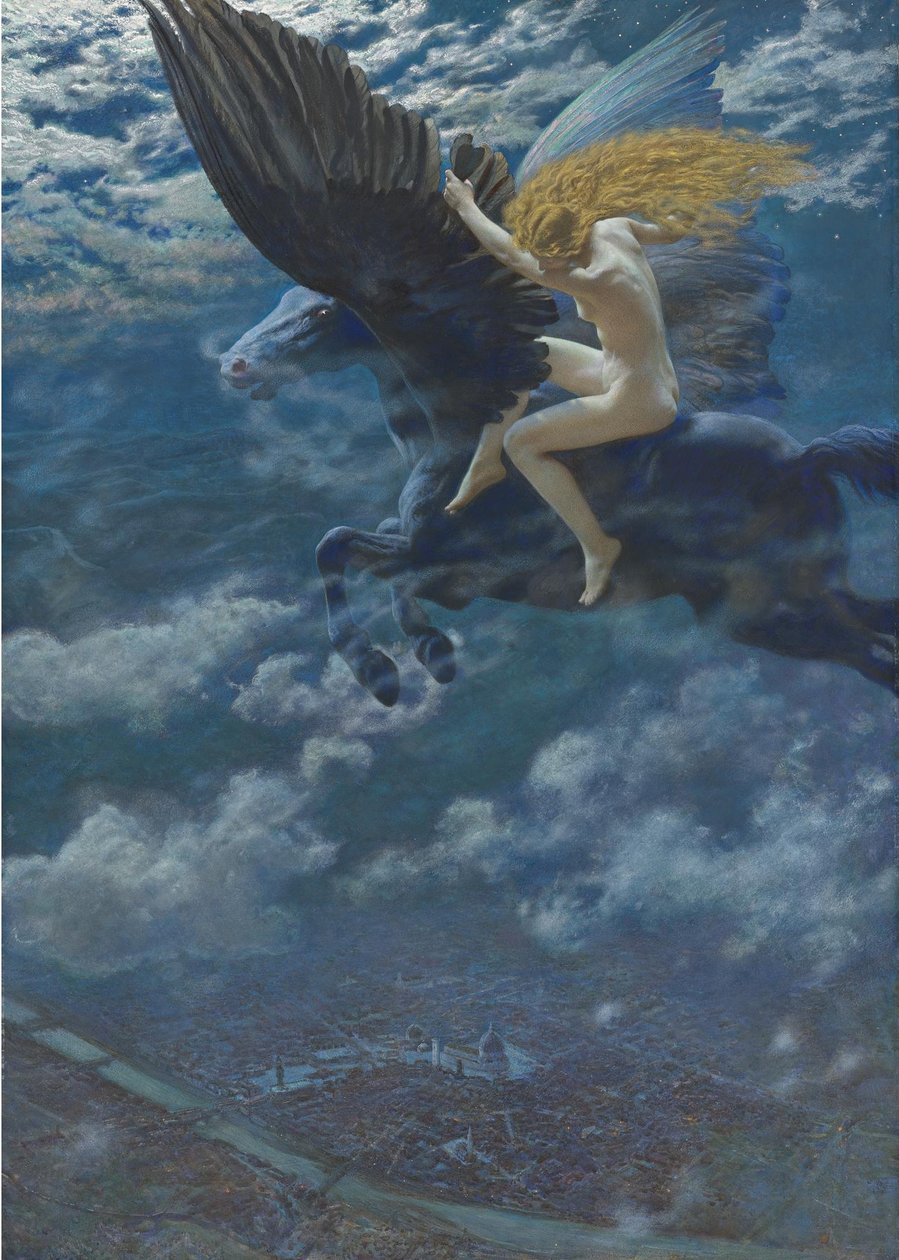 Dream Idyll A Valkyrie, c. 1902 by Edward Robert Hughes