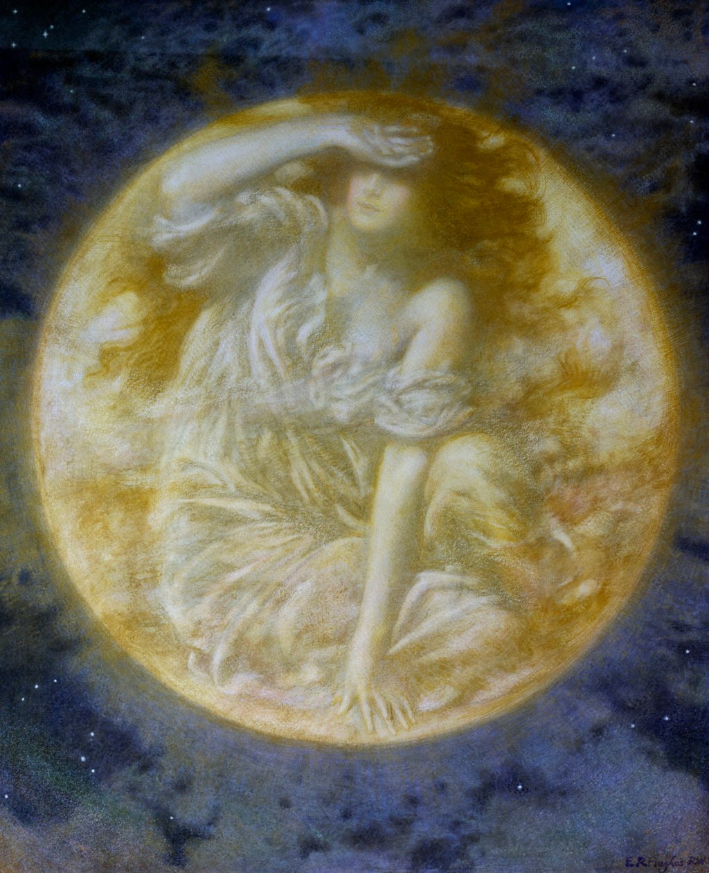 Radiant Moon (Private Collection) by Edward Robert Hughes