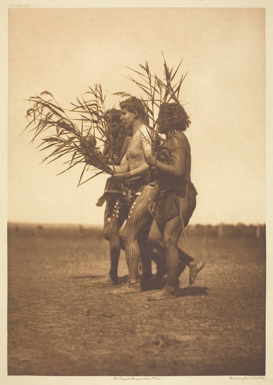Arikara Medicine Ceremony - the Ducks by Edward S. Curtis