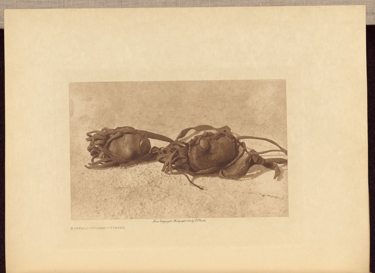 Buffalo-stones - Piegan by Edward S. Curtis