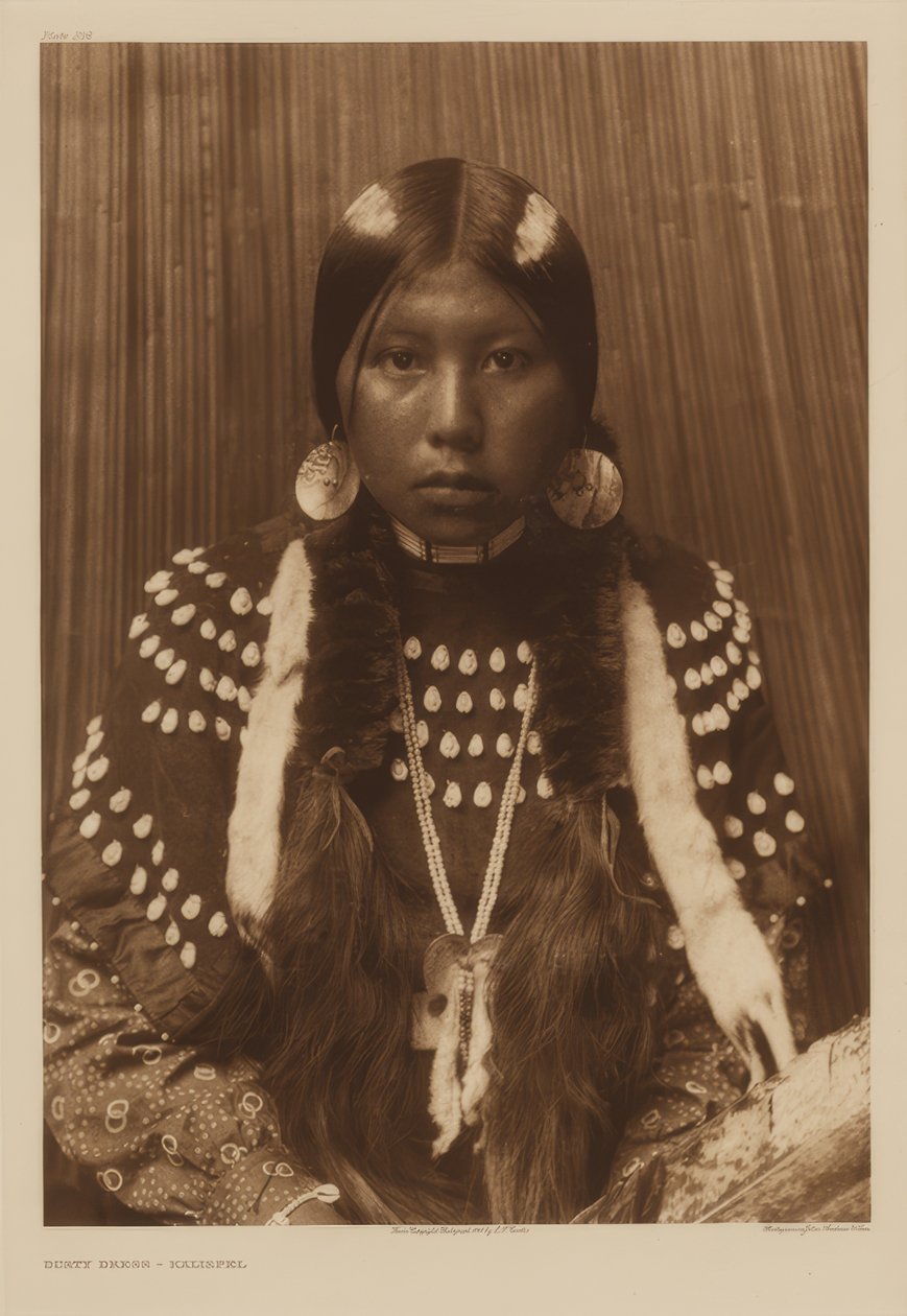 Dusty Dress - Kalispel by Edward S. Curtis