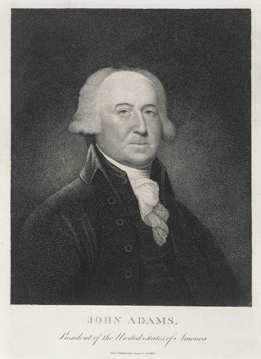John Adams, Second President of the United States by Edward Savage
