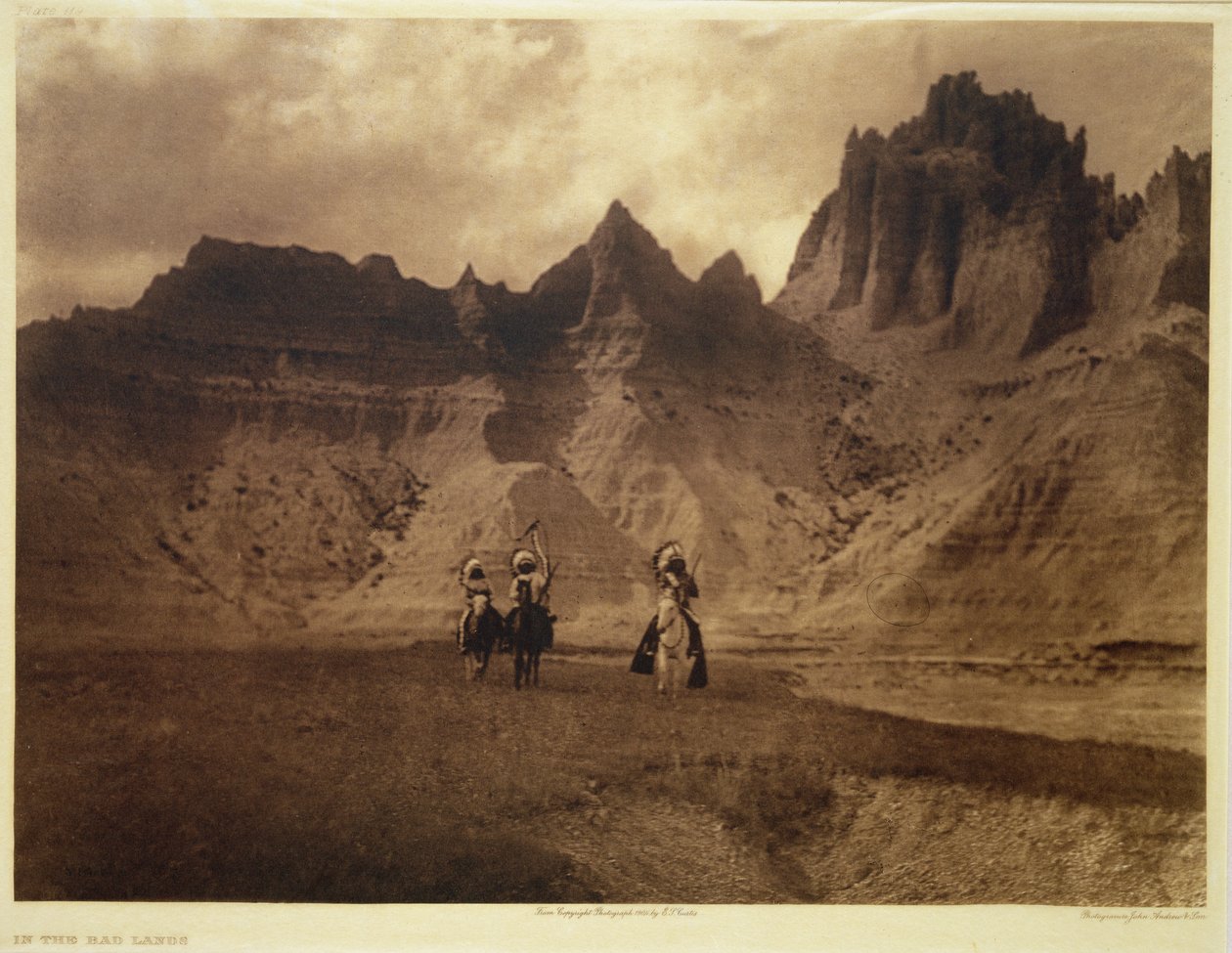 In the Bad Lands by Edward Sheriff (after) Curtis