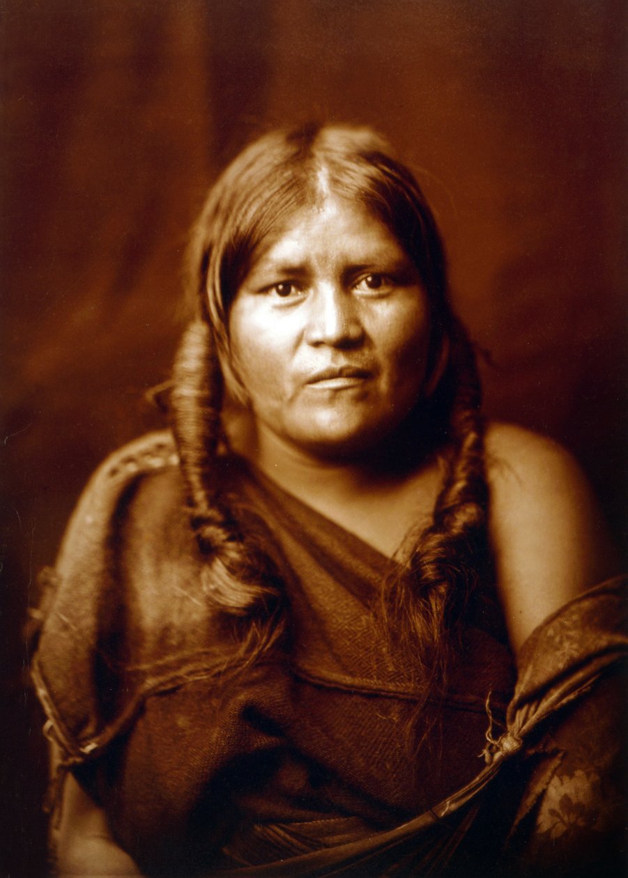 A Hopi woman, photo by Edward S. Curtis by Edward Sheriff Curtis