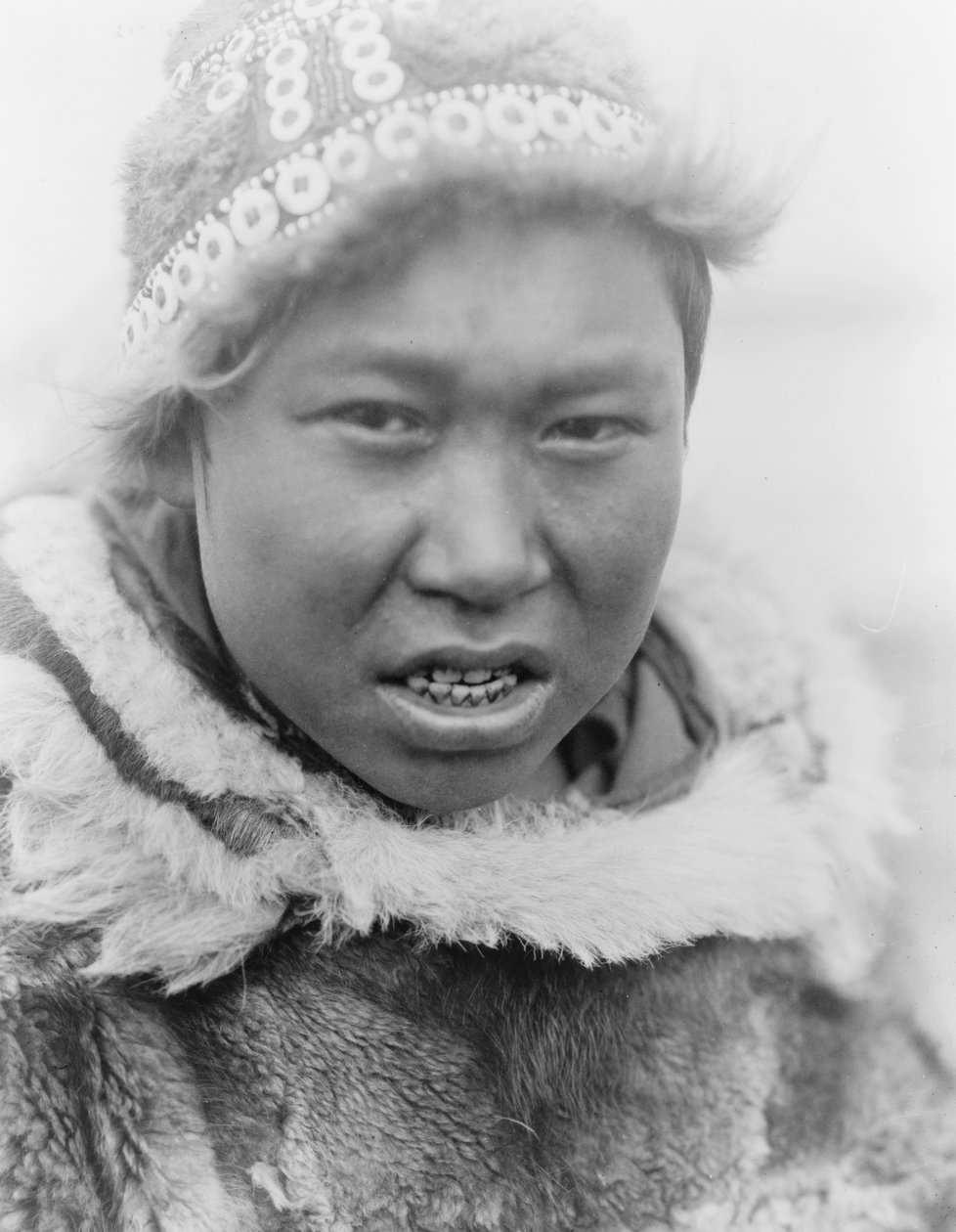 An Eskimo youth from Hooper Bay, Alaska, c.1929 by Edward Sheriff Curtis