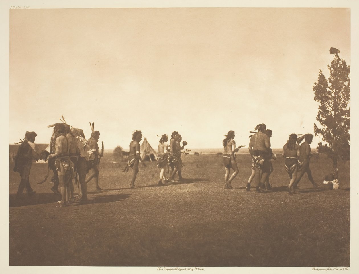 Arikara Medicine Ceremony - Dance of the Fraternity, 1908 by Edward Sheriff Curtis