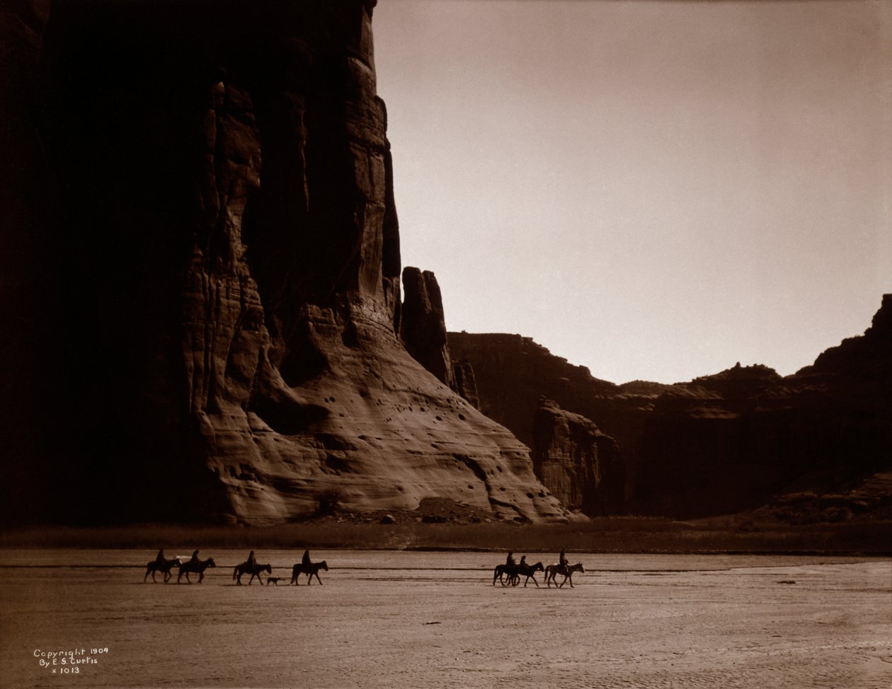 Canyon de Chelly - Navajo by Edward Sheriff Curtis