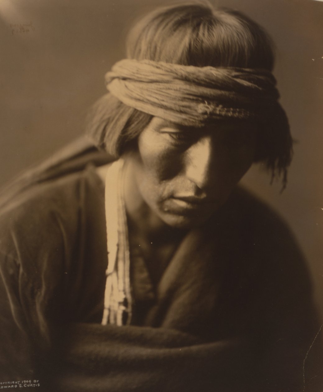 Hastobiga, Navaho Medicine Man by Edward Sheriff Curtis