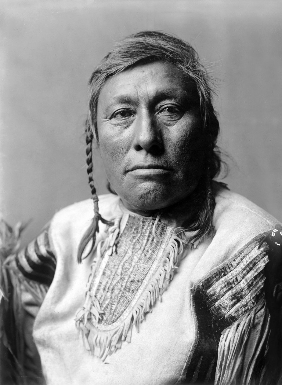 Long Time Dog, Indian by Edward Sheriff Curtis