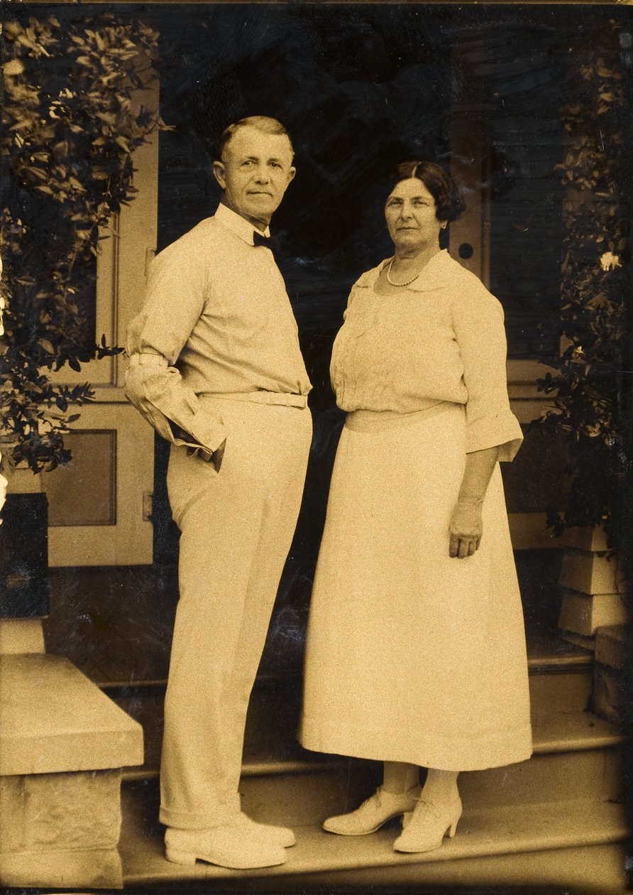 Mom and Dad Curtis by Edward Sheriff Curtis