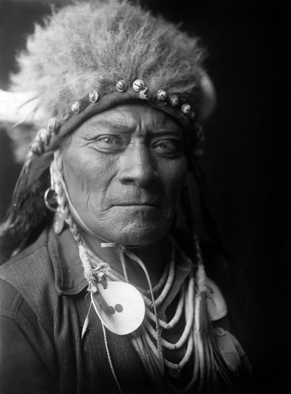 One Blue Bead, photo Edward S. Curtis by Edward Sheriff Curtis