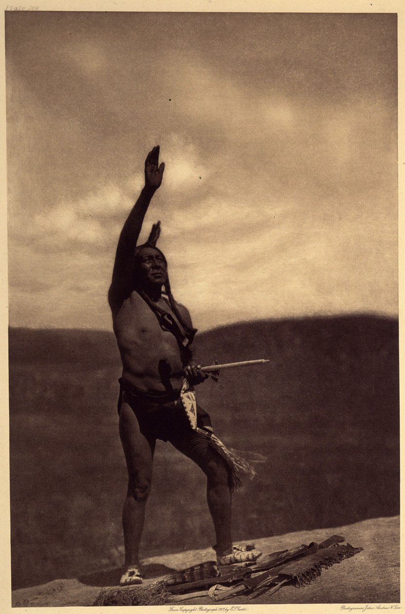 Sioux invocation by Edward Sheriff Curtis