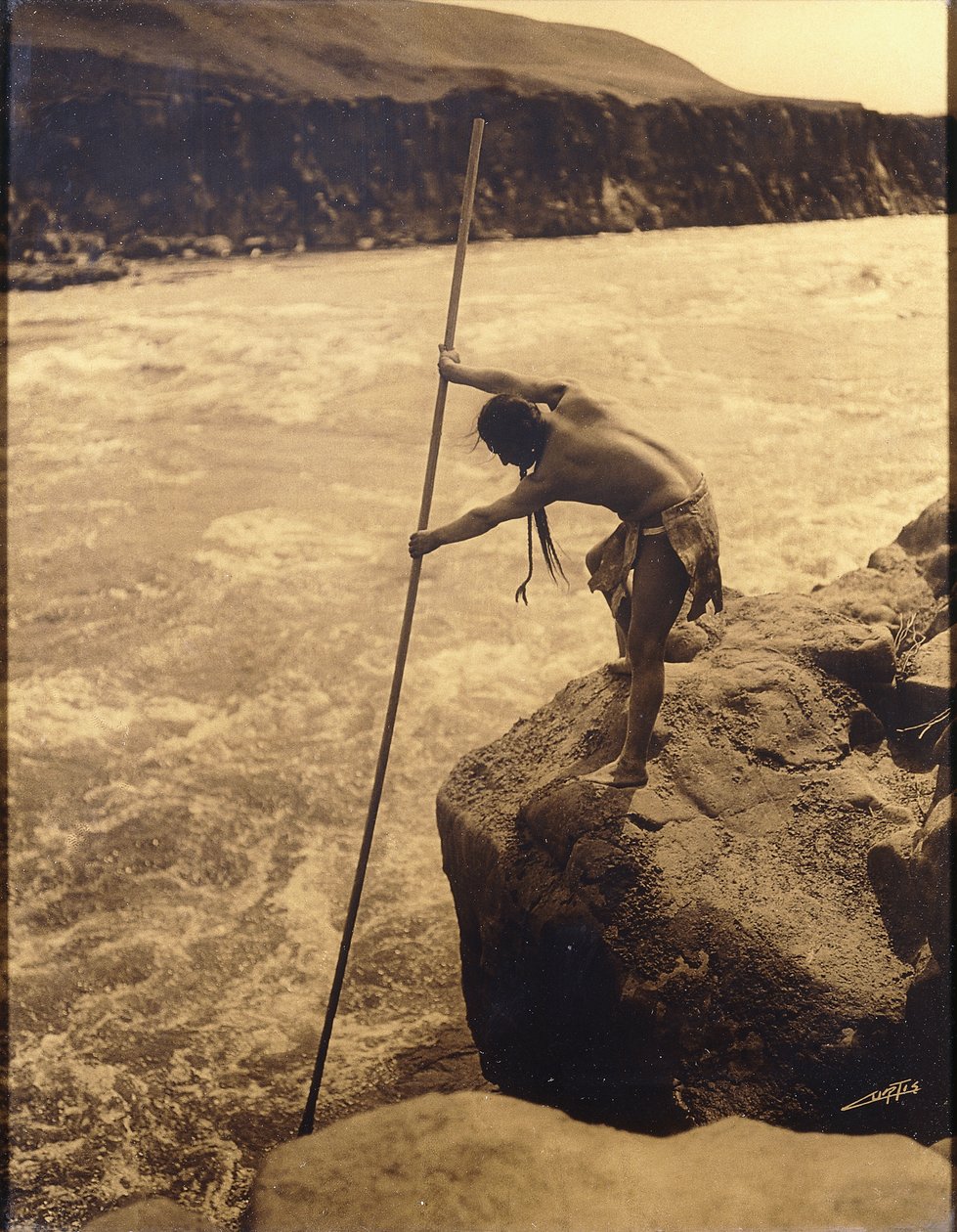 The Fisherman, Wisham by Edward Sheriff Curtis