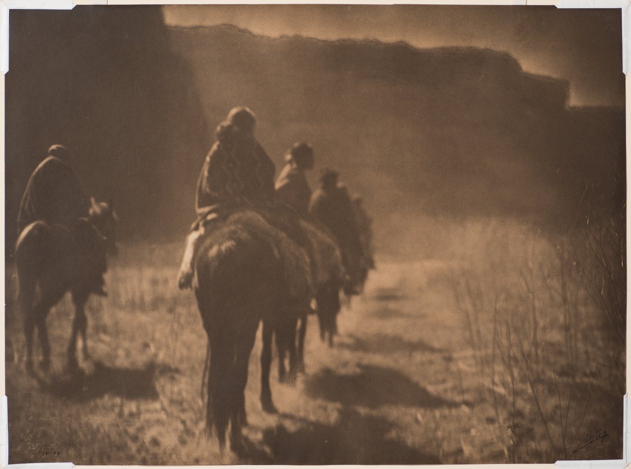The Vanishing Race - Navajo by Edward Sheriff Curtis
