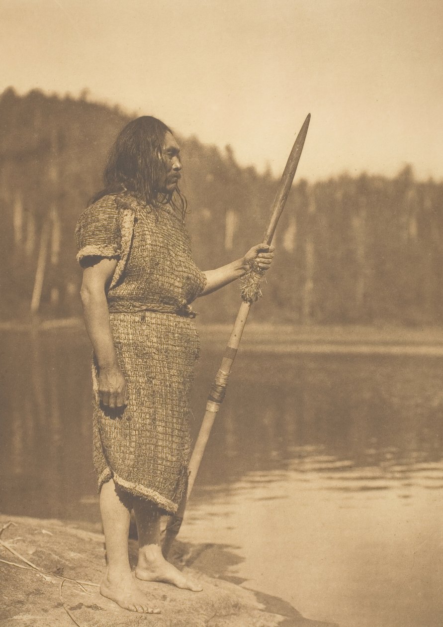 The Whaler - Clayoquot, 1915 by Edward Sheriff Curtis