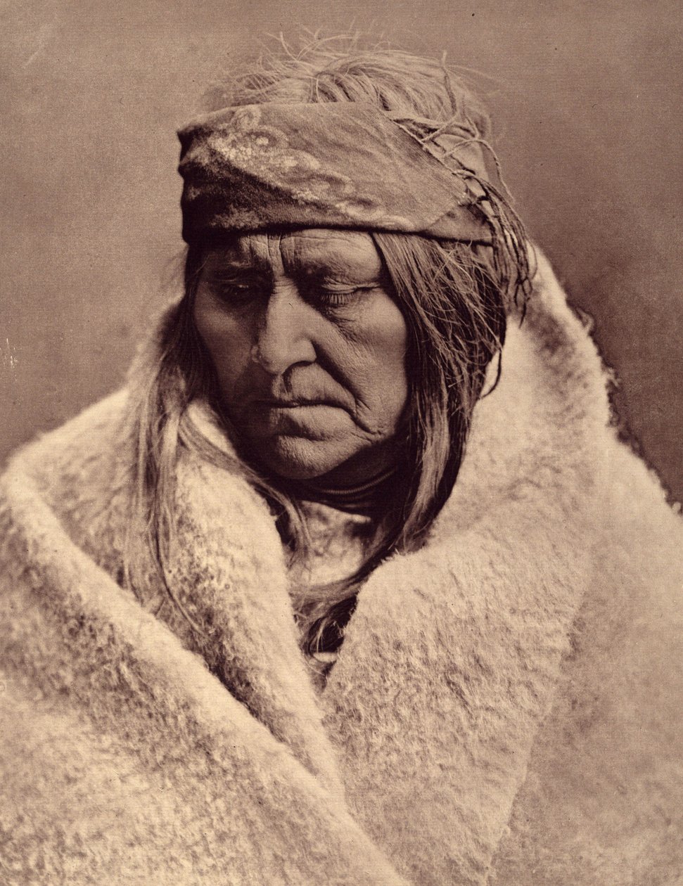 Two Bear, piegan woman by Edward Sheriff Curtis