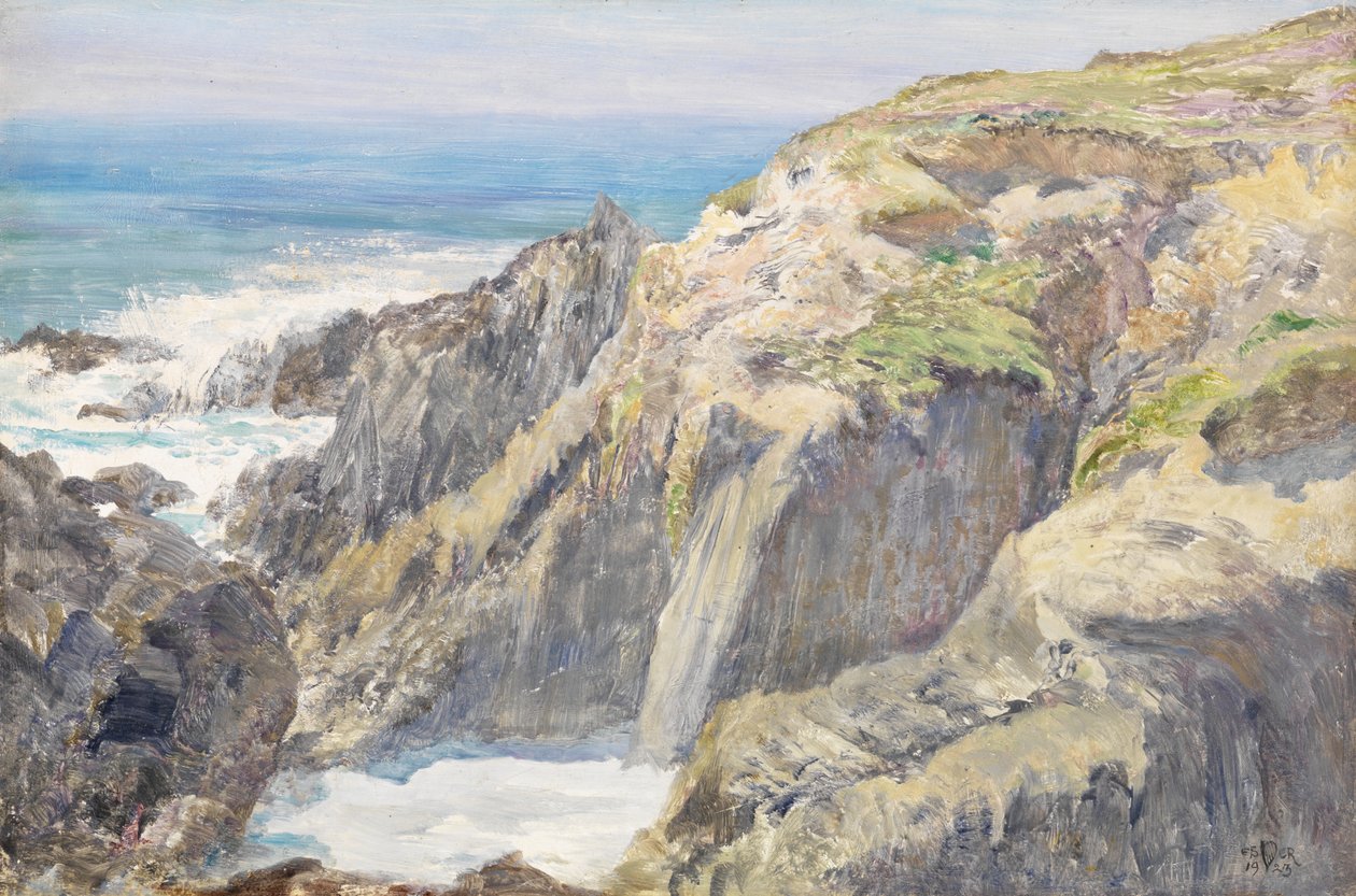 The Shore, Mortehoe by Edward Steel Harper