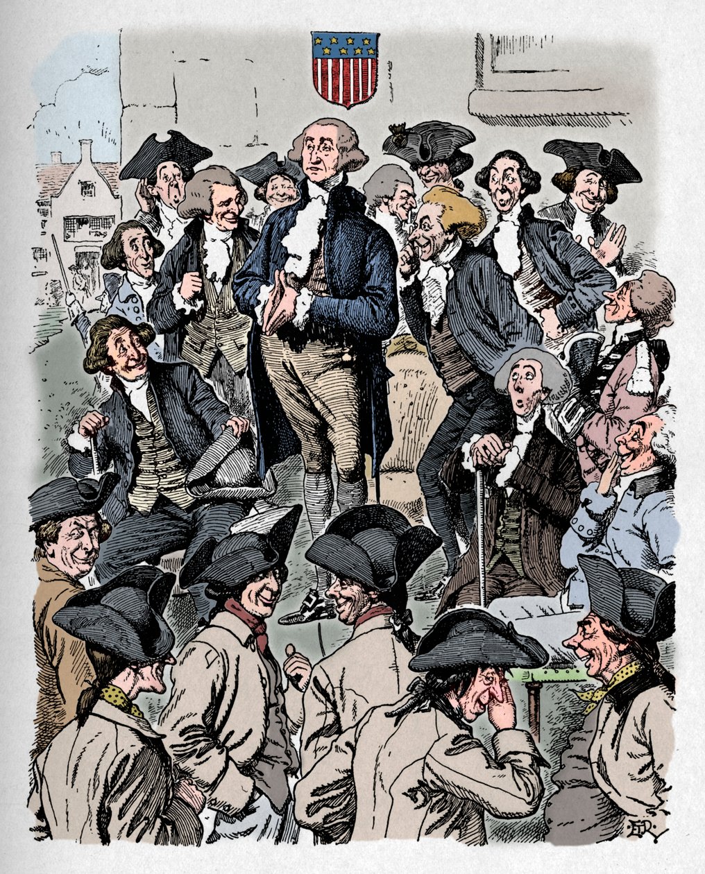 George Washington Trying to Tell a Lie by Edward Tennyson Reed