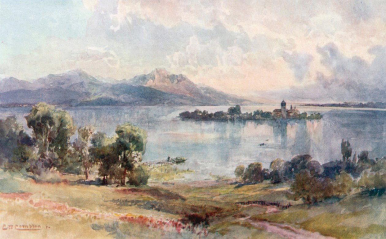 Chiemsee – Frauen Insel by Edward Theodore Compton