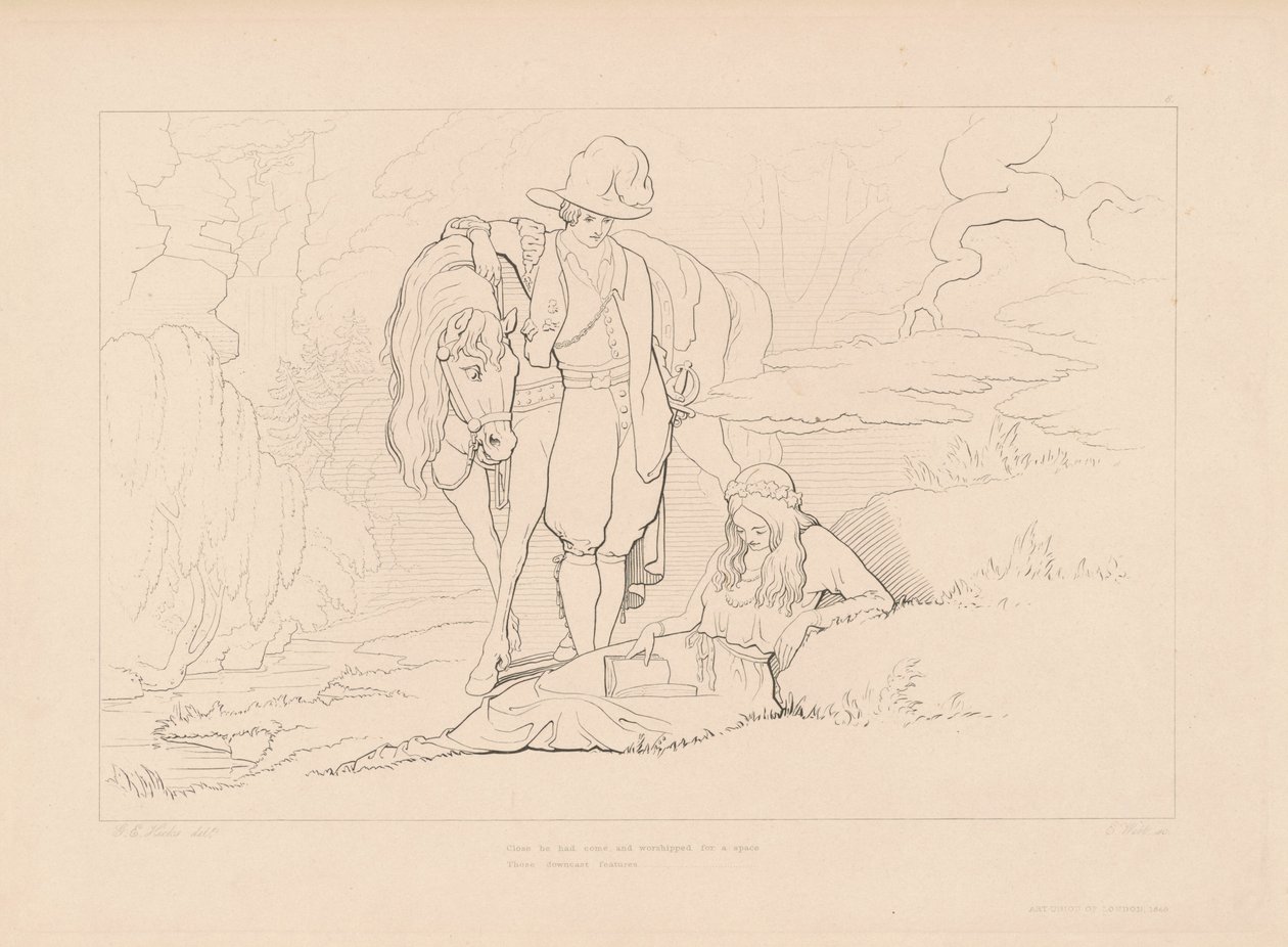 Close He Had Come... by Edward Webb, after George Elgar Hicks