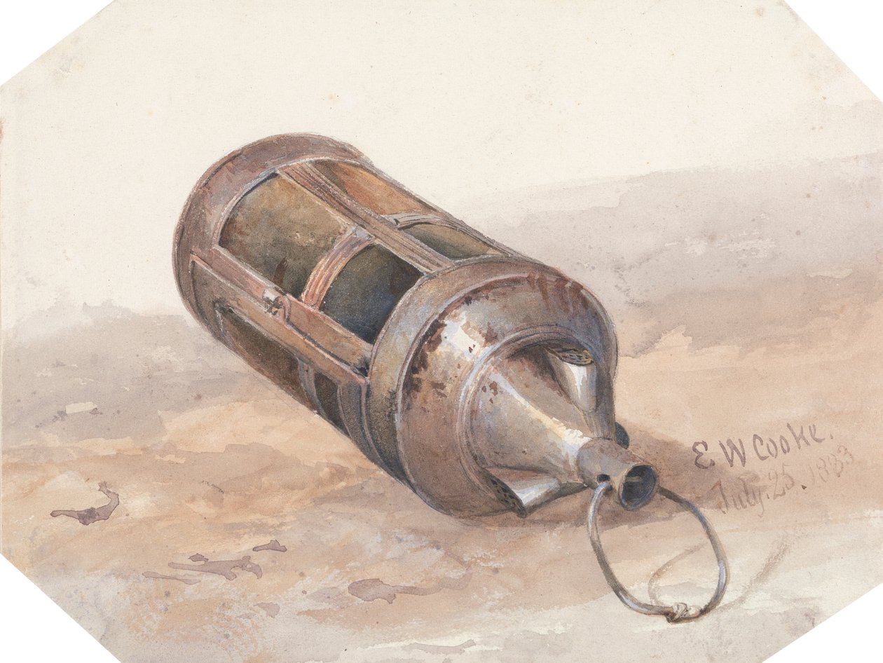 A Horn Lantern, July 25, 1833 by Edward William Cooke