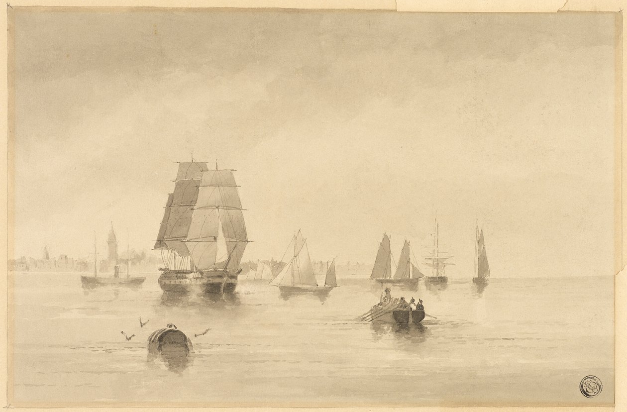 Rye - South Coast Near Hastings by Edward William Cooke